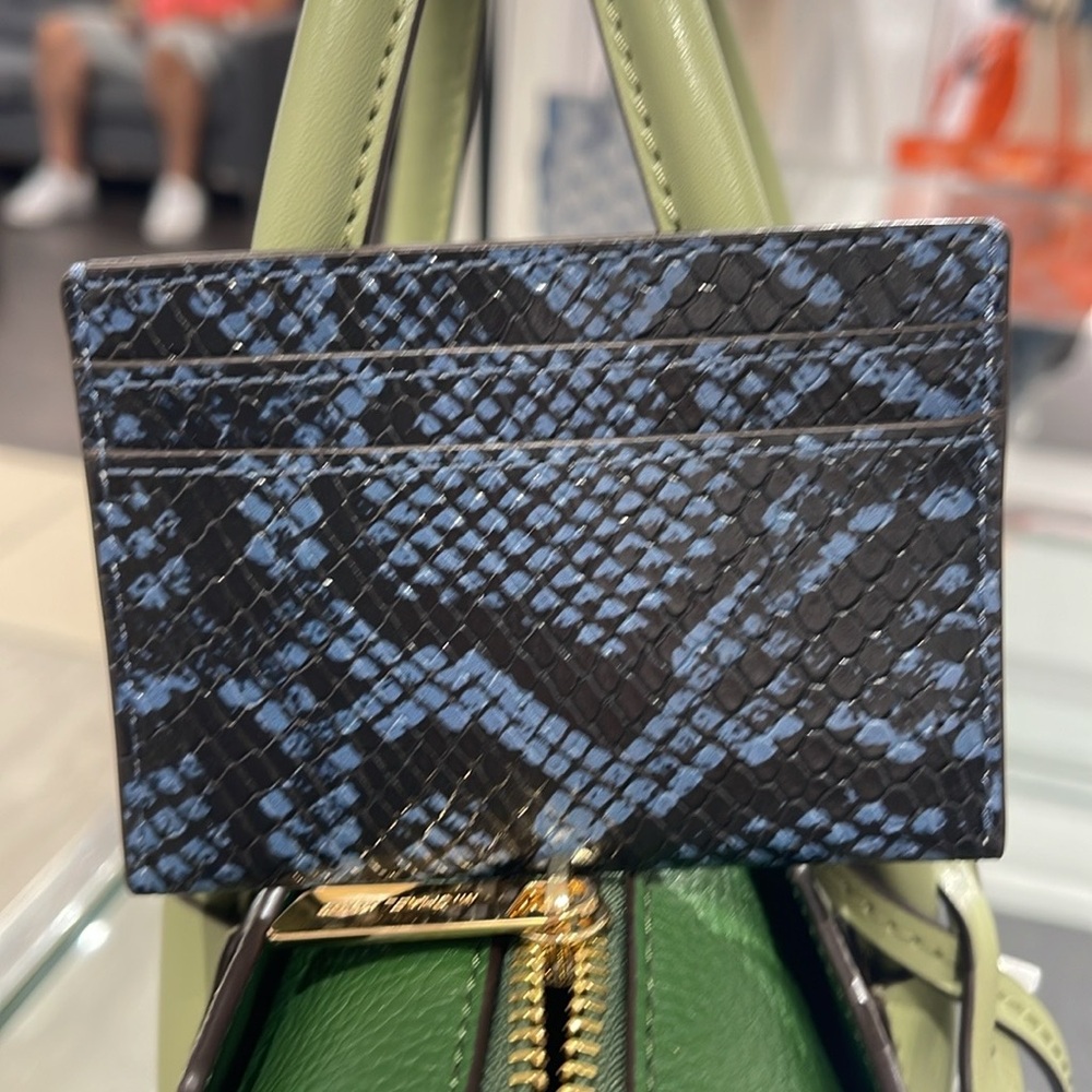 Michael Kors Reed Large Snakeskin Python Pattern … - image 2